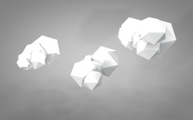 C4D 模型 几何云