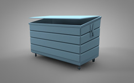 C4D 模型 垃圾箱
