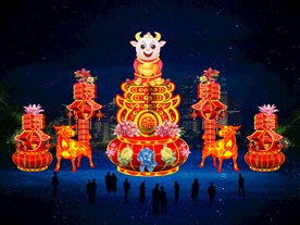 牛年灯会素材