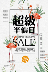 会员日促销活动宣传海报素材