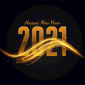 2021 新年展板背景