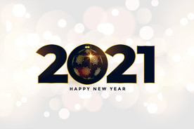 2021 新年展板背景