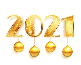 2021 新年展板背景