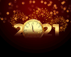 2021 新年展板背景