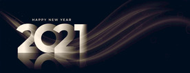 2021 新年展板背景