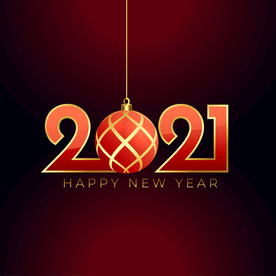 2021 新年展板背景