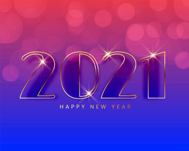 2021 新年展板背景