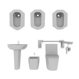 马桶蹲便器3d模型