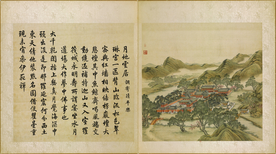 圆明园四十景图咏月地云居