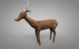 C4D 模型麋鹿