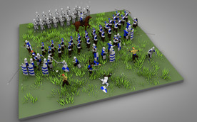 C4D 模型 战士士兵