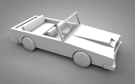 C4D 模型汽车