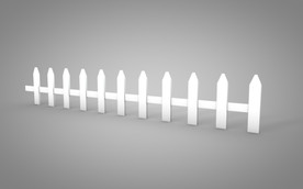 C4D 模型栏杆 栅栏