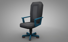 C4D 模型摇椅