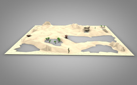 C4D 模型泥土地面
