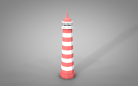 C4D 模型 灯塔