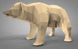 C4D 模型狗熊