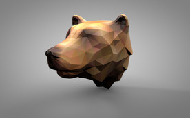 C4D 模型狗熊