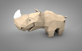 C4D 模型犀牛