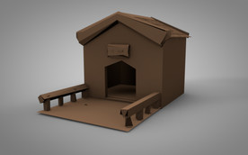 C4D 模型狗屋