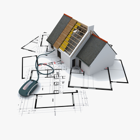 建筑结构图 房屋 别墅 房子