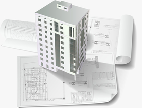 建筑结构图 房屋 别墅 房子