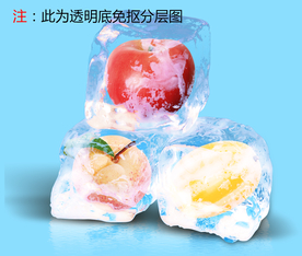 冰块 水果