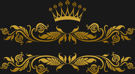 金色花纹边框