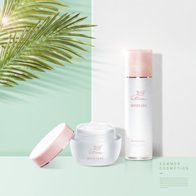 高端简约化妆品合成图片