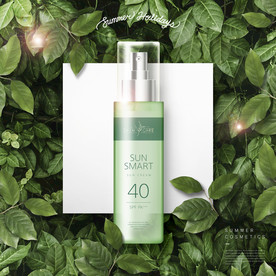 高端简约化妆品合成图片