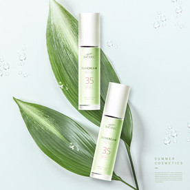 高端简约化妆品合成图片