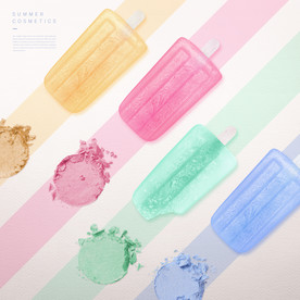 高端简约化妆品合成图片