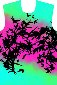 男装印花 扎染背景