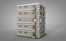C4D 模型 楼房建筑大楼大夏