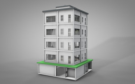 C4D 模型 楼房建筑大楼大夏