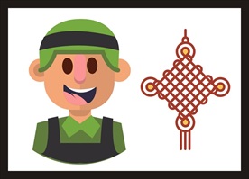 手绘卡通插画
