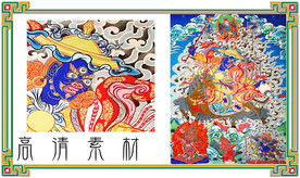 骑羊单坚护法神