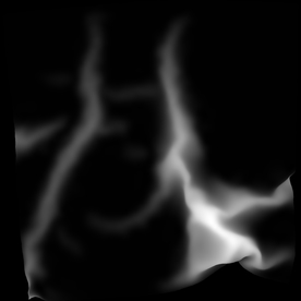 贴图衣服褶子皱纹径向褪色