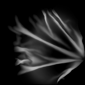 贴图衣服褶子皱纹径向褪色