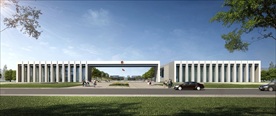 学校大门入口政府机构入口
