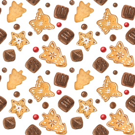 圣诞无缝底纹