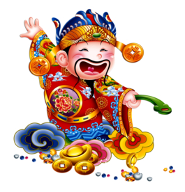 卡通财神PNG免扣素材