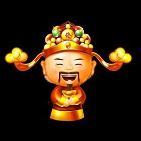 卡通财神PNG免扣素材