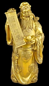 财神雕像PNG免扣素材