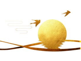 中国风金色祥云PNG免扣素材