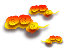 中国风金色祥云PNG免扣素材