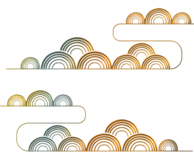 中国风金色祥云PNG免扣素材