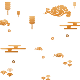 中国风金色祥云PNG免扣素材