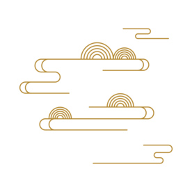 中国风金色祥云PNG免扣素材