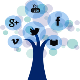 创意智慧树科技树PNG素材